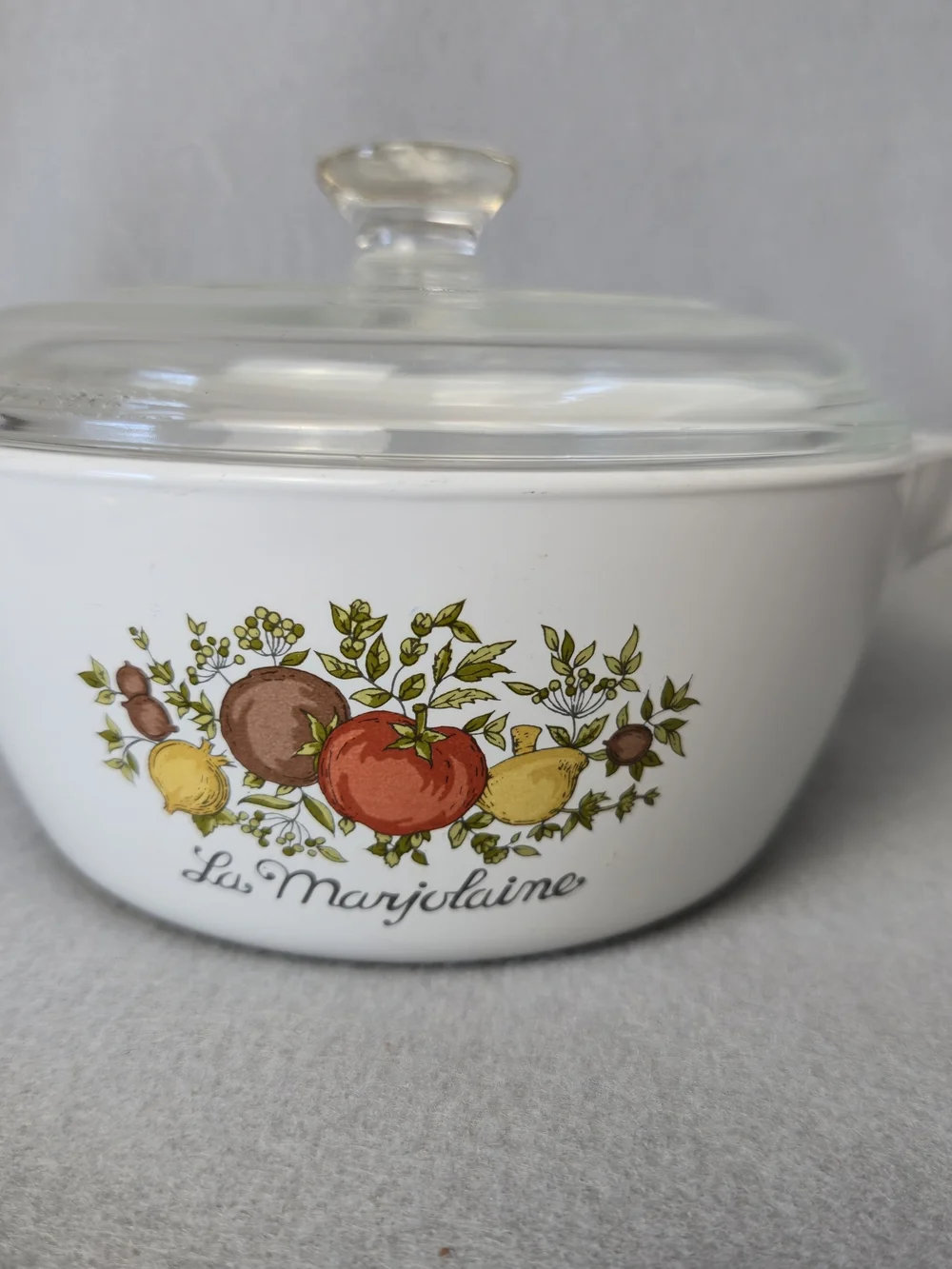 Vintage Corning Ware Spice of Life La Marjolaine 1.5 Pt Saucepan P-82-B Lid